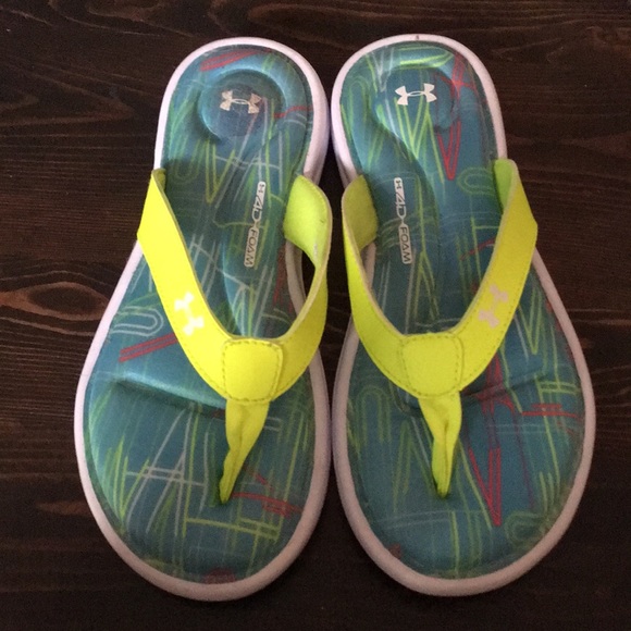 under armour 4d flip flops